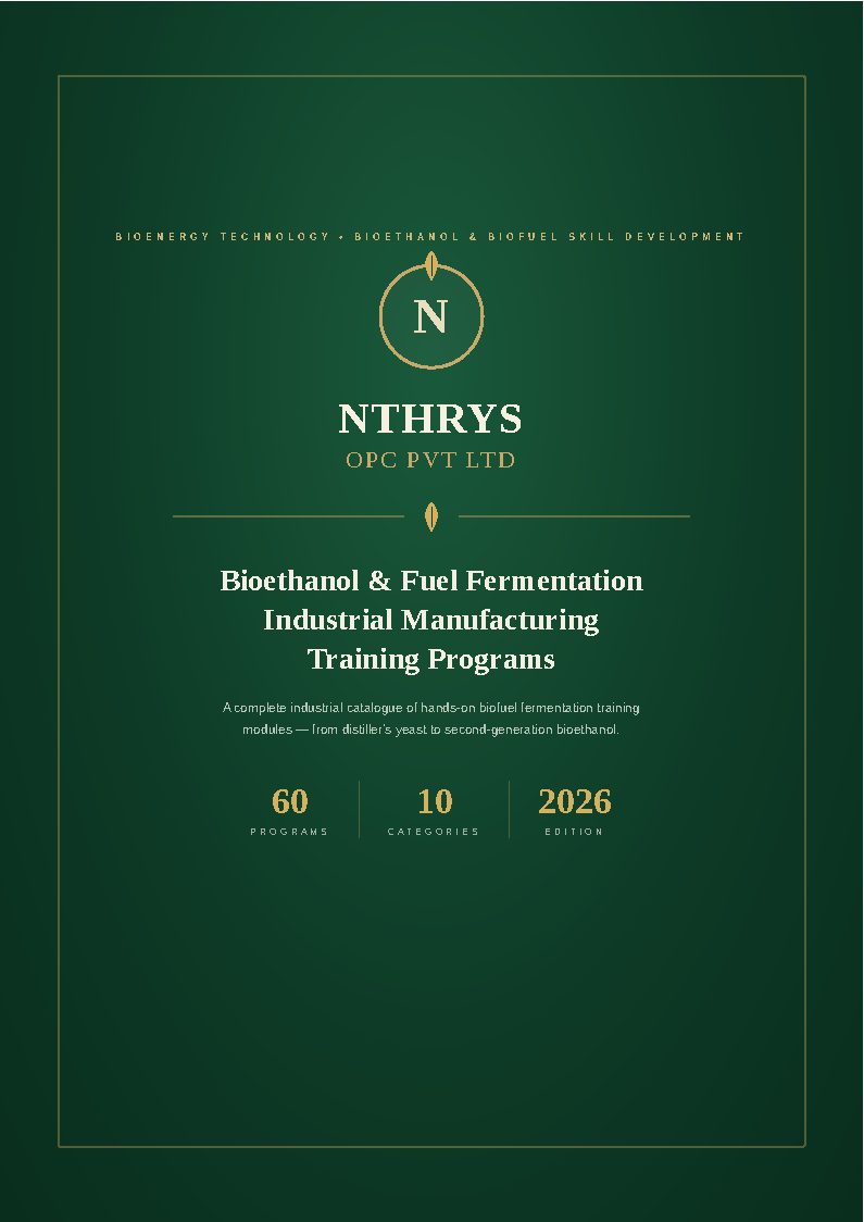 Bioethanol and Fuel Fermentation Industrial Manufacturing Training Programs