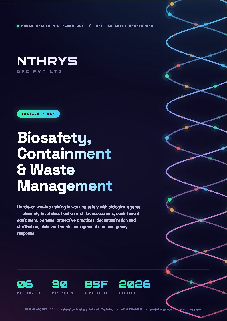 Biosafety Containment and Waste Management