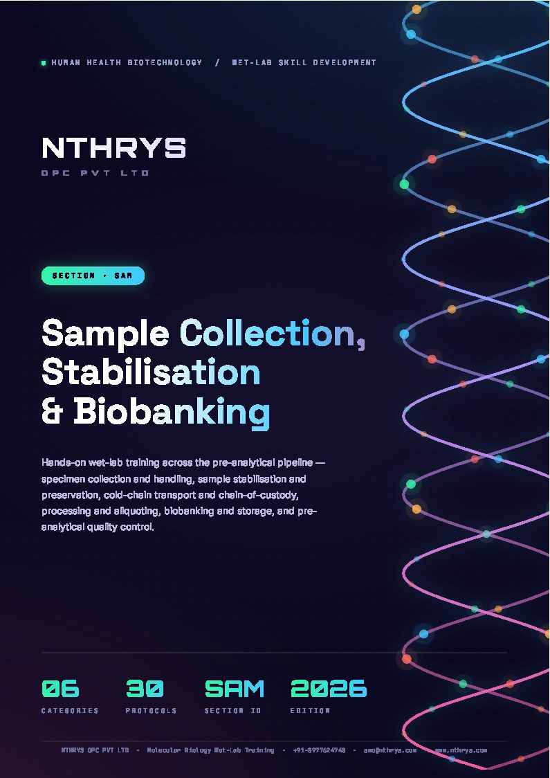 Sample Collection Stabilisation and Biobanking