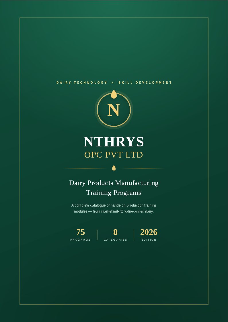 Dairy Products Manufacturing Training Programs