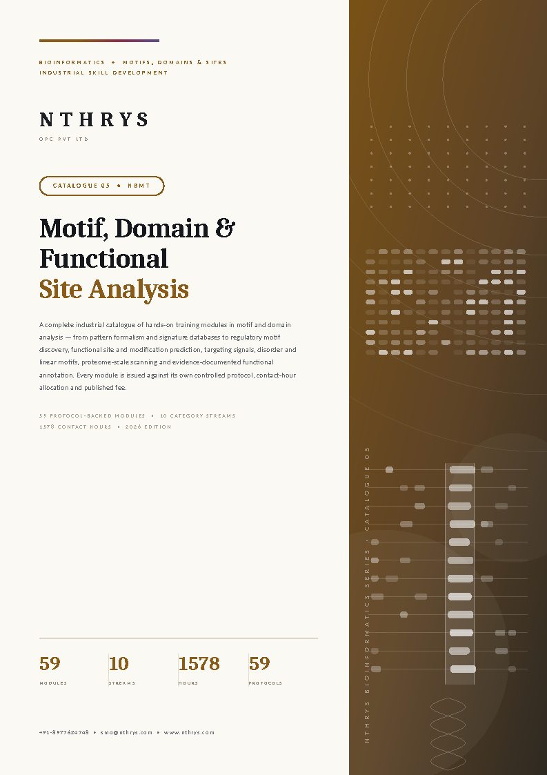 Motif, Domain and Functional Site Analysis