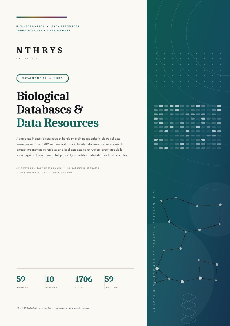 Biological Databases and Data Resources