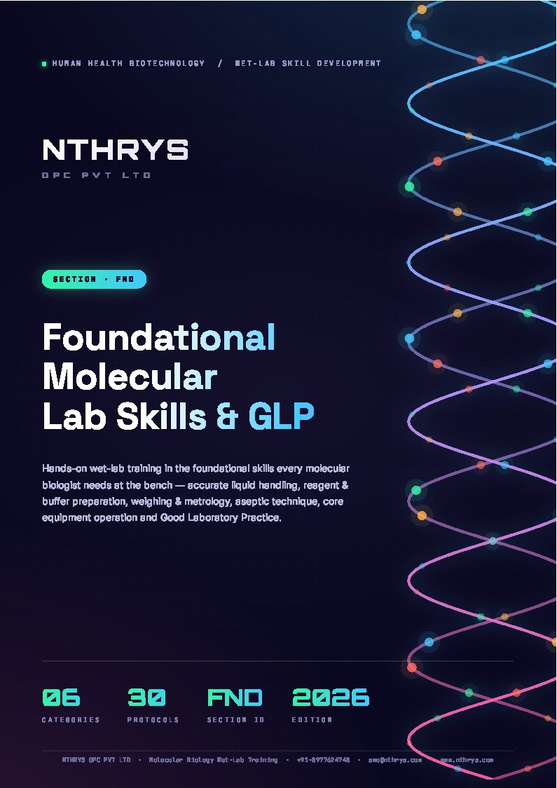 Foundational Molecular Lab Skills and GLP