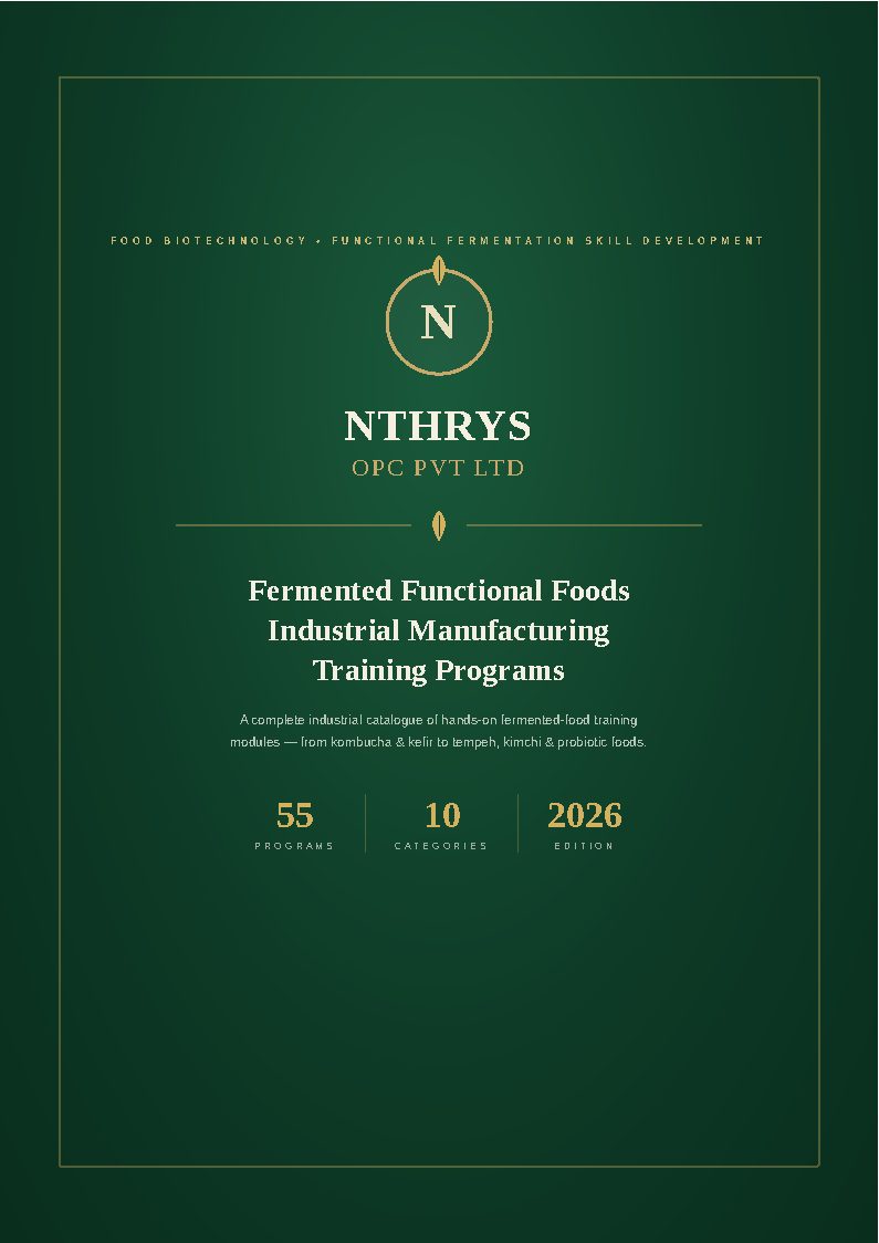 Fermented Functional Foods Industrial Manufacturing Training Programs