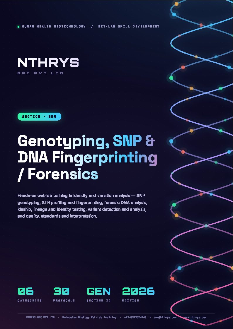 Genotyping SNP and DNA Fingerprinting Forensics