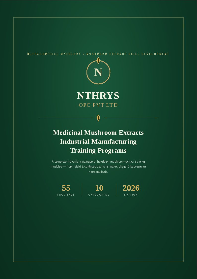 Medicinal Mushroom Extracts Industrial Manufacturing Training Programs