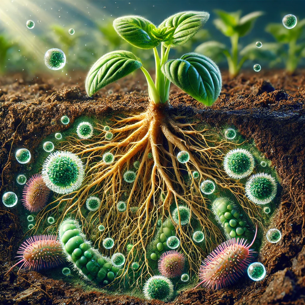 Biofertilizers for enhanced root exudation